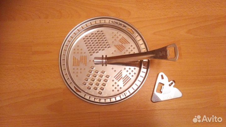 Терка, ручка-держатель, кольцо zepter+открывалка