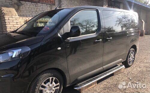 Пороги на Citroen Spacetourer (короткая база)