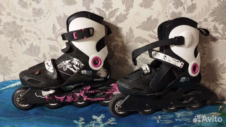 Роликовые коньки детские раздвижные