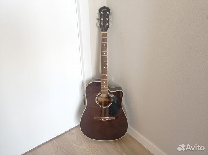 Гитара полуакустика invasion с чехлом