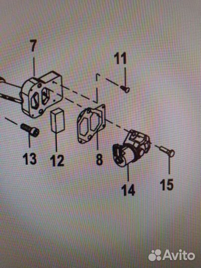 MerCruiser Volvo клапан холостого хода 862998