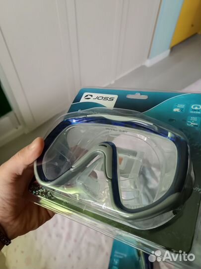 Маска для подводного плавания с трубкой