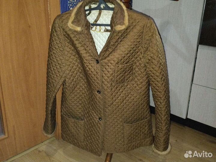 Куртка пиджак с натуральным мехом