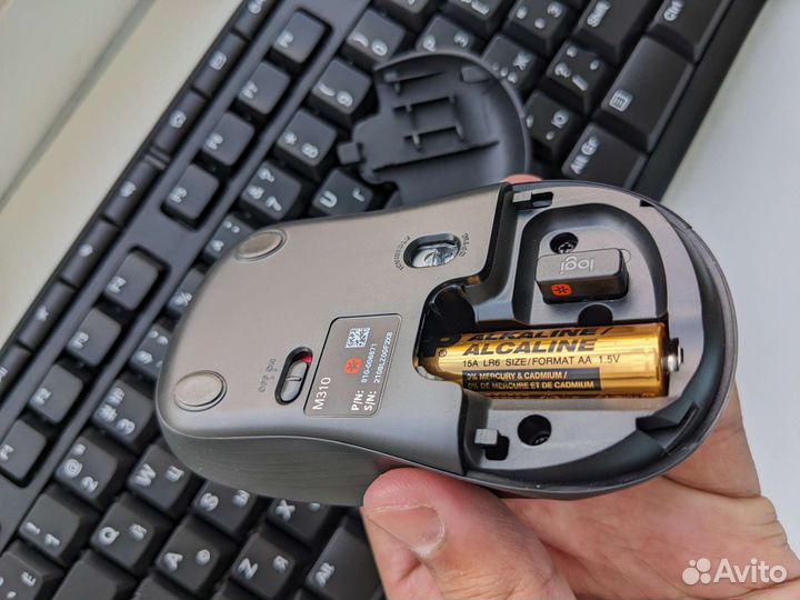 Logitech Комплект Клавиатура К270 и Мышь M310