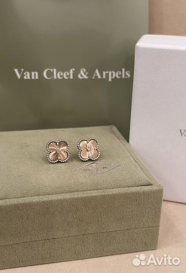 Van Cleef & Arpels серьги Vintage Alhambra