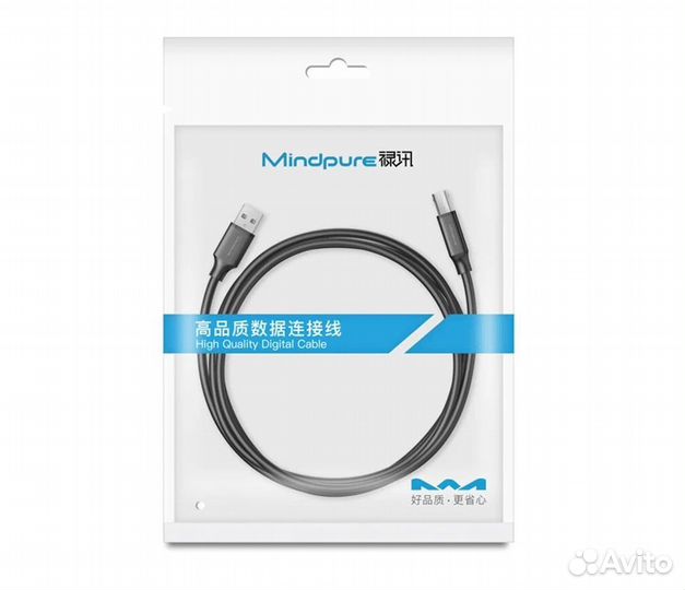 USB Кабель 2.0 A/M - B/M Mindpure US002 5м