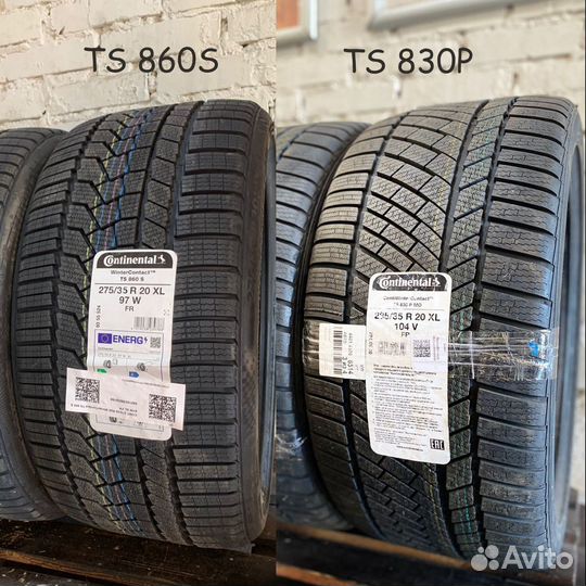 Continental ContiWinterContact TS 830 P 285/35 R20 и 275/35 R20