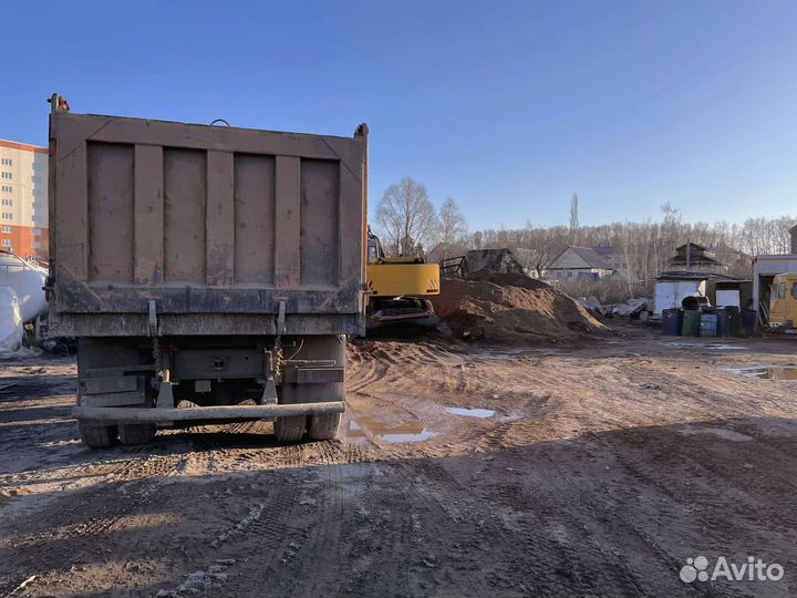 Песок с карьера