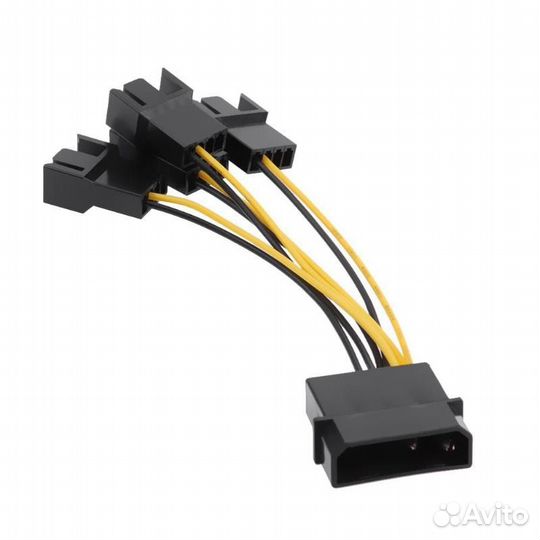 Fan Hub сплиттер Molex на 4x 3/4 Pin