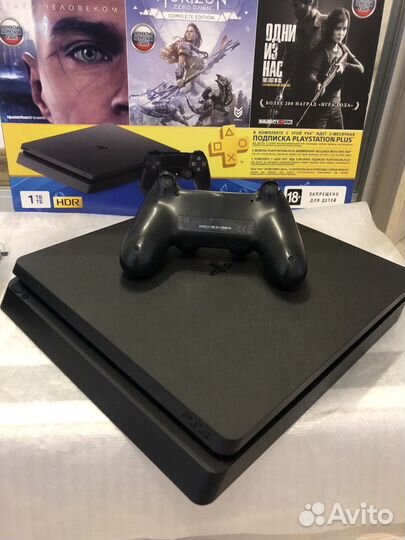 Прошитая PS4 slim 1Tb 