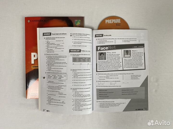 Prepare B1 L4 комплект (SB,WB,CD) новый