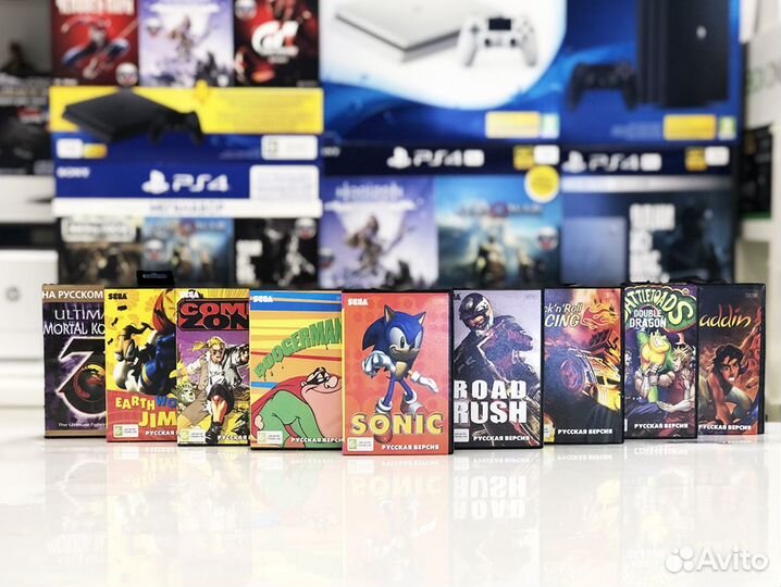 Картриджи Sega Mega Drive