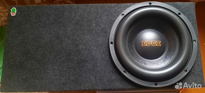 Сабвуфер edge EDP122SPL-E6 с коробом Kicx qs 1.600