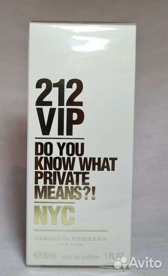 Парфюм вода Carolina herrera 212 vip 30 ml