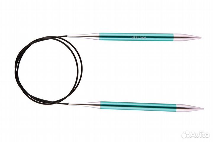 Спицы алюминиевые круговые Zing KnitPro, 60 см, 8