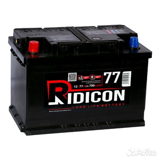 Аккумулятор 77Ah 700A завода Аком качественно