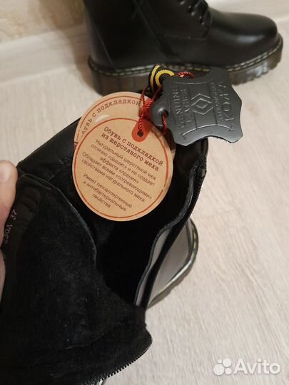 Ботинки женские зимние натуральная кожа 37