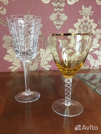 Фужеры хрустальные СССР И Чехия