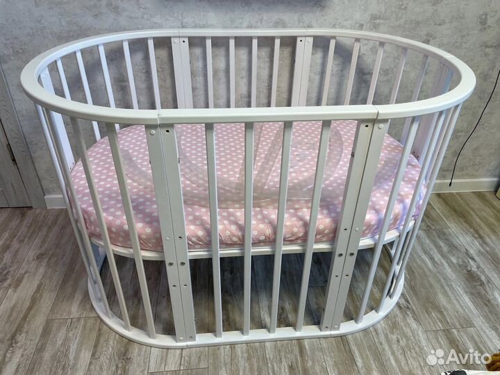 Детская кровать манеж с матрасом