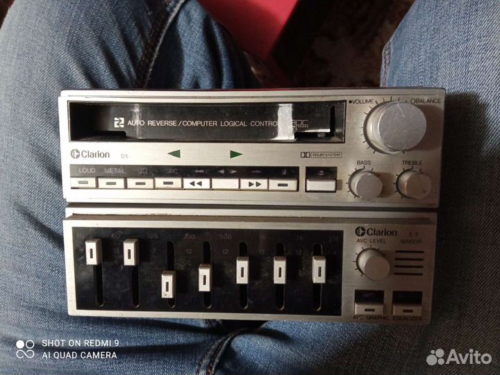 Clarion Ретро магнитофон автомобильный