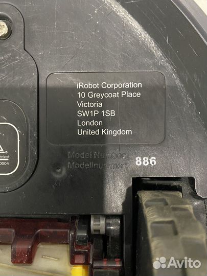 Робот пылесос irobot roomba 886