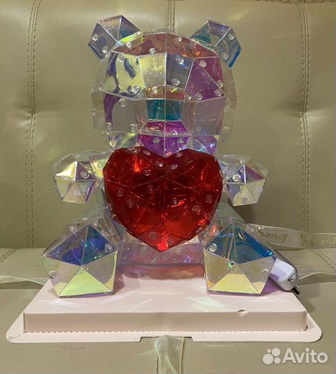 Ночник мишка с сердцем