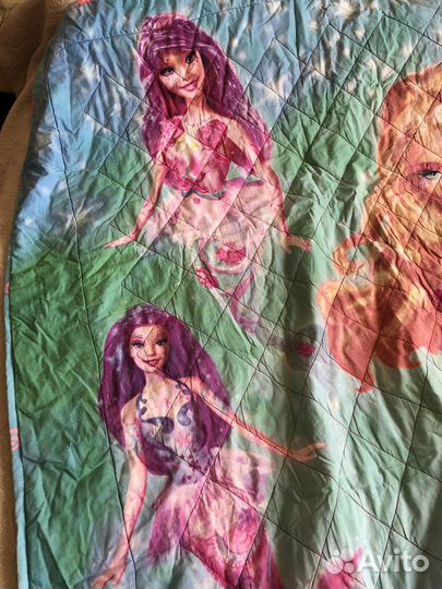 Покрывало и пенал Барби русалочка Barbie