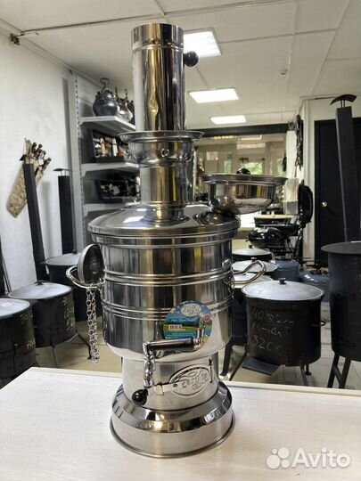 Самовар жаровой турецкий 3.5л с 1 чашей