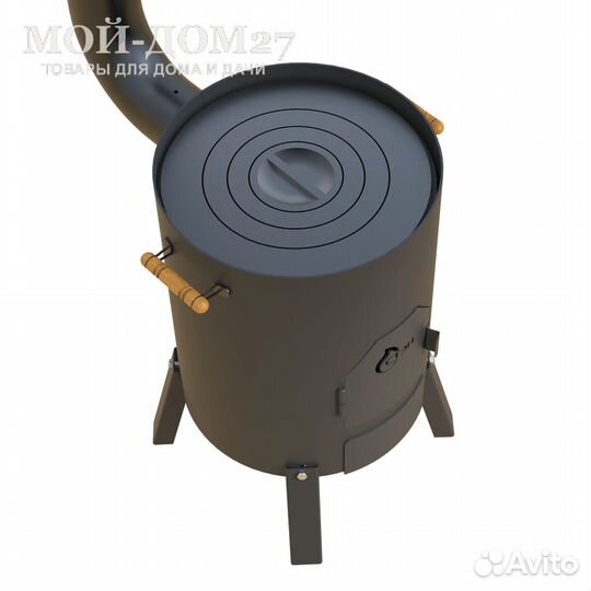 Плита круглая Буржуйка