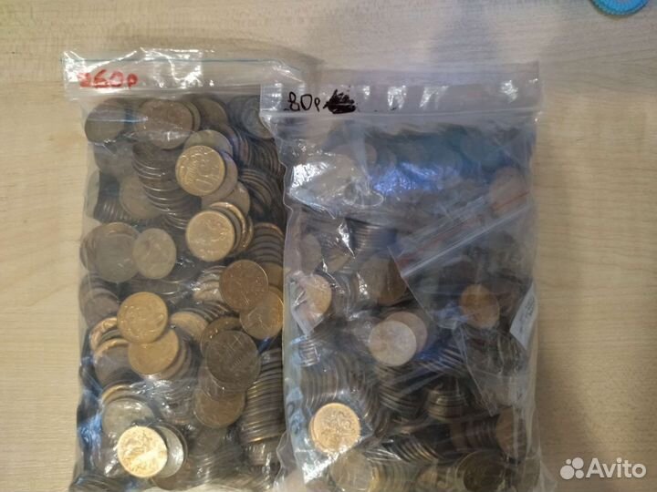 Монеты для декора и поделок