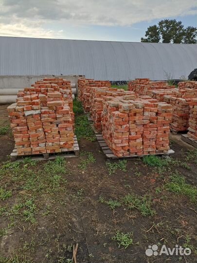 Кирпич красный бу