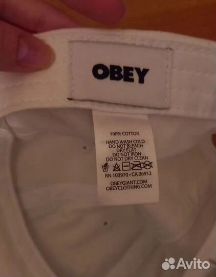 Кепка obey, абсолютно новая