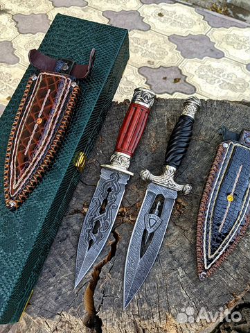 Нож из дамасской стали