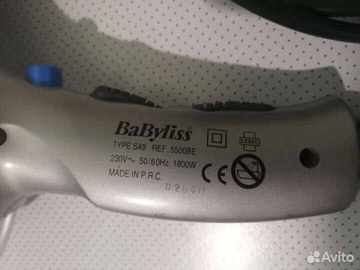 Фен профессиональный babyliss 1800w