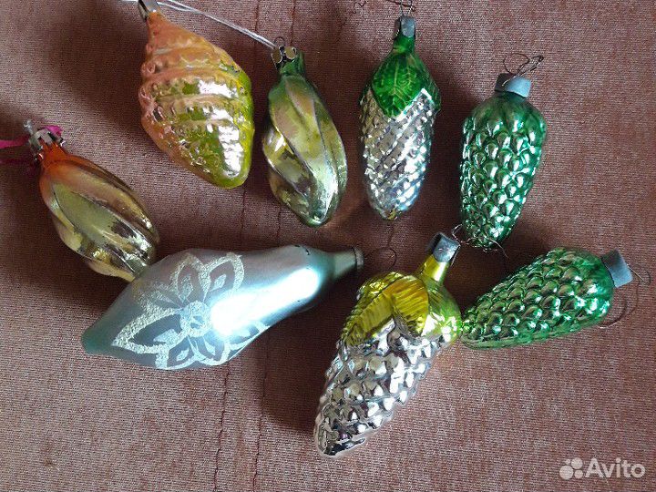 Елочные игрушки СССР, набор 