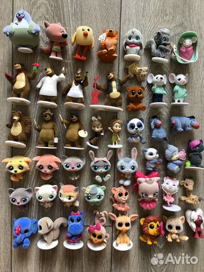 Игрушки из флока Маша и медведь