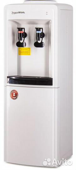 Кулер для воды Aqua Work 0.8-LR бело-черный компре