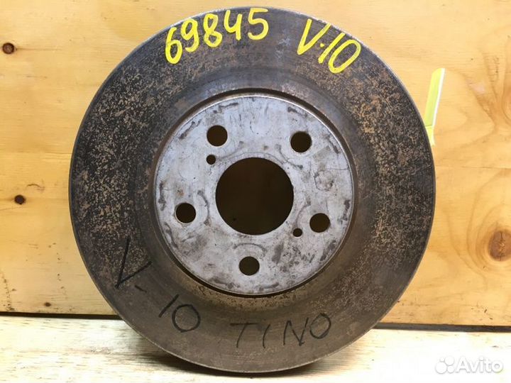 Диск тормозной передний Nissan Tino V10 QG18DE