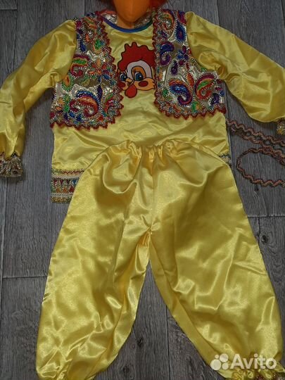 Костюм петушка, Карнавальный костюм