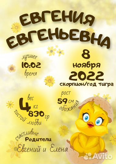 Детская метрика