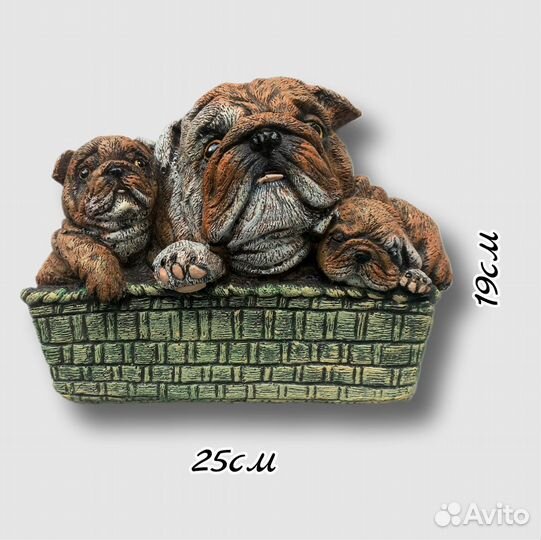 Бульдоги. Панно. Авторская работа