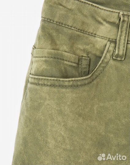 Джинсы вельветовые женские зелёные