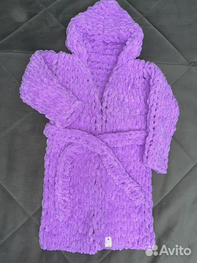 Детский халат из пряжи