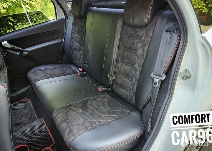 Авточехлы из экокожи Лада Веста