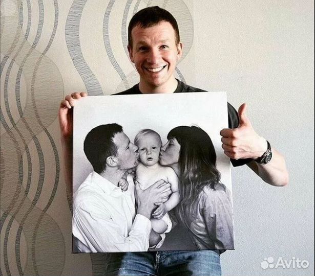 Портрет по фото 60на80 см