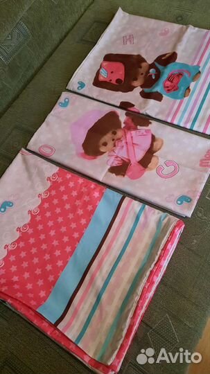 Белье постельное детское новое