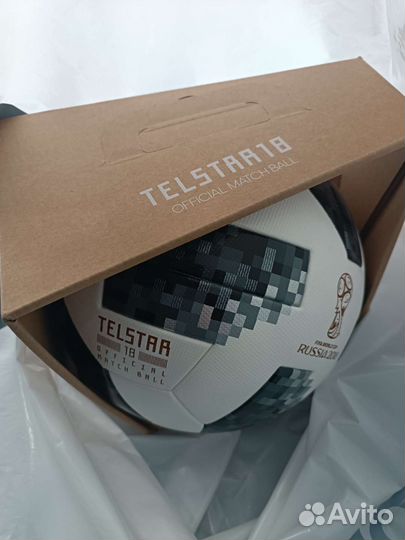 Футбольный мяч adidas telstar fifa 2018 оригинал