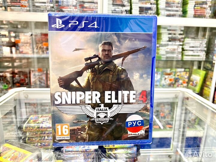 Sniper Elite 4 игра для ps 4 Новый