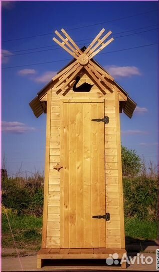 Уличный туалет с установкой ART132