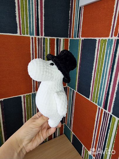 Мумий-троль вязаная игрушка